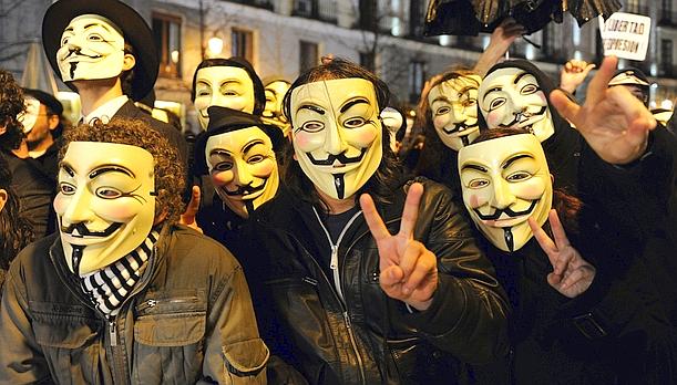 Protesta de Anonymous febrero 2011